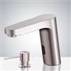 Fontana Commercial Brushed Nickel Touchless Automatic Sensor Faucet & Manual Soap Dispenser